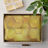 Golden Honeycomb Decoupage Seidenpapier (Geschenk)