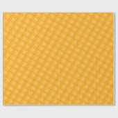 Golden Honeycomb Pattern Geschenkpapier (Flach)
