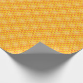 Golden Honeycomb Pattern Geschenkpapier (Ecke)