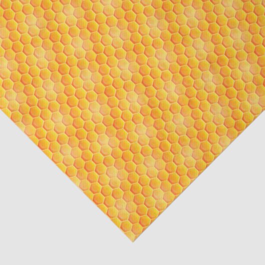 Golden Honeycomb Pattern Seidenpapier (Detail)