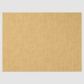 Golden Honeycomb Pattern Seidenpapier (Vorderseite)