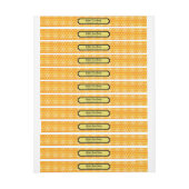 Golden Honeycomb Security Lid Labels (Bogen)