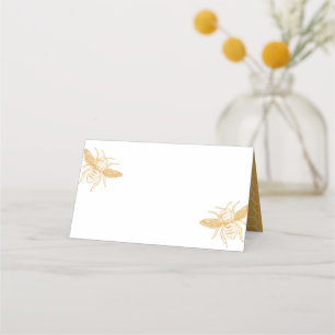 Golden Honeycomb und Bienen 2 Platzkarte