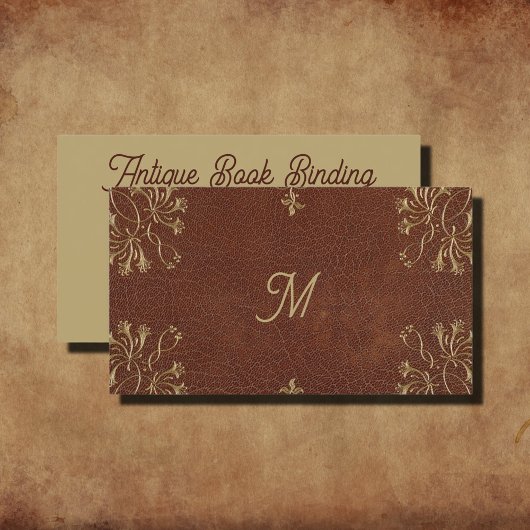 Golden Honeysucks in Lederlook Visitenkarte