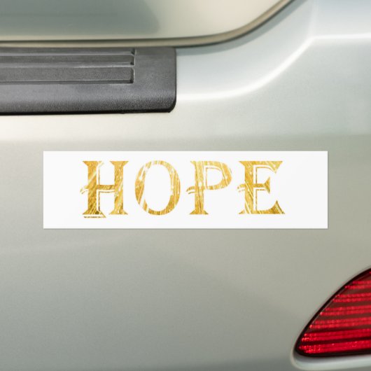 Golden Hope Text Autoaufkleber (Auf Auto)