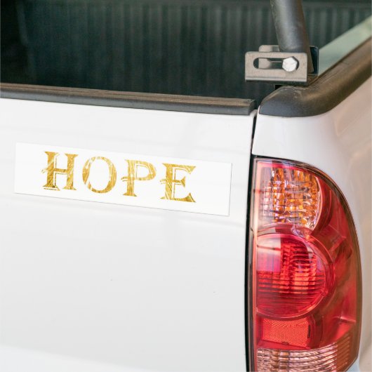 Golden Hope Text Autoaufkleber (Auf Lkw)