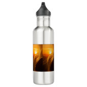 Golden Horizon — Abstract Modern Coffee Mug Edelstahlflasche (Rechts)