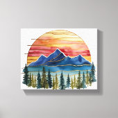 Golden Horizon Leinwanddruck (Vorderseite)