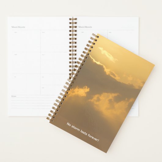 Golden Horizon - Serene Sunset Clouds Planner Planer (Anzeige)