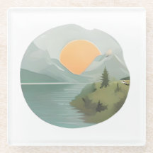 Golden Horizon: Sonnenuntergang am See