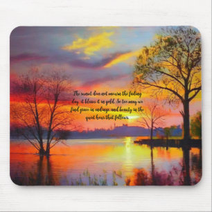 Golden Horizon Sonnenuntergang-Mauspad Mousepad