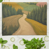 Golden Horizon Trail Geschirrtuch (Gefaltet)