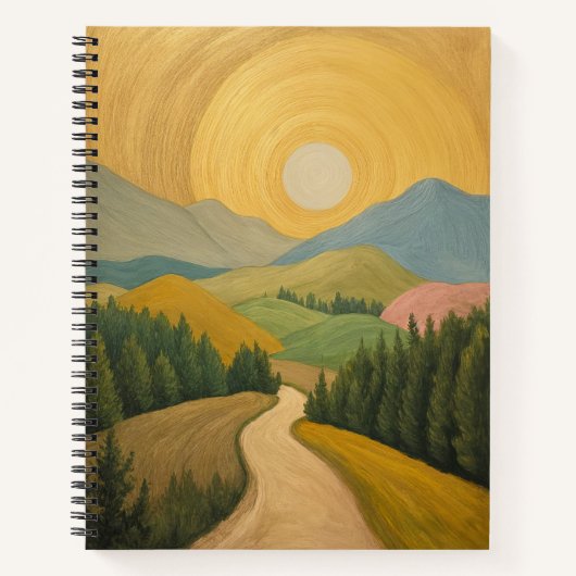 Golden Horizon Trail Notizblock (Vorderseite)