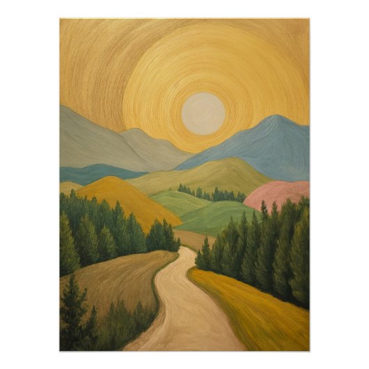 Golden Horizon Trail Poster (Vorderseite)