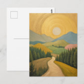 Golden Horizon Trail Postkarte (Vorne/Hinten)