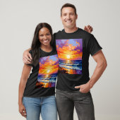 Golden Horizon Walk T-Shirt (Unisex)