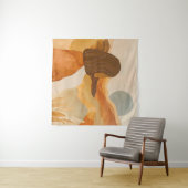 Golden Horizons - Abstrakte Wüstenfrau Wandteppich (Beispiel (Horizontal))