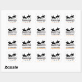 Golden Horse Dressage & Working Equitation Sticker (Blatt)