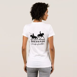 Golden Horse Dressage & Working Equity T - Shirt
