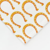 Golden Horseshoe Fleece Blanket (Ecke)