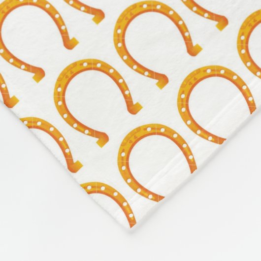 Golden Horseshoe Fleece Blanket (Ecke)