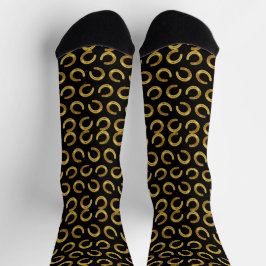 Golden horseshoe socken