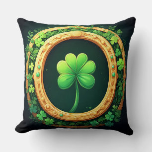 Golden Horseshoe und Lucky Clover Kissen