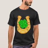 Golden Horseshoe Vier-Leaf Clover Shirt (Vorderseite)