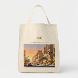 Golden Hour Al-Olaya District, Riyadh Tote Bag Tragetasche