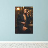 Golden Hour Authority Leinwanddruck (Insitu (Holzboden))