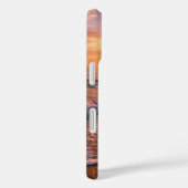 Golden Hour Beach Waves Photo Monogram iPhone Case (Rückseite / Rechts)