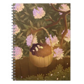 Golden Hour BlackBerry Basket Notebook Notizblock (Vorderseite)