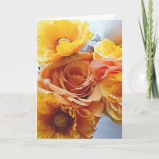 Golden Hour Bloom Greeting Card Karte