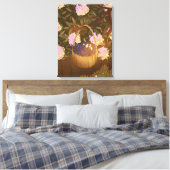 Golden Hour Blueberry Basket Leinwand (Insitu (Schlafzimmer))
