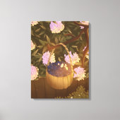Golden Hour Blueberry Basket Leinwand (Vorderseite)