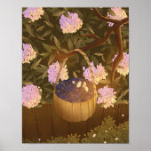 Golden Hour Blueberry Basket Poster (Vorne)