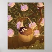 Golden Hour Brombeerkorb Poster (Vorne)