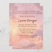 Golden Hour Einladung zur Brautparty (Vorne/Hinten)