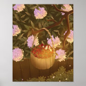 Golden Hour Erdbeerkorb Poster (Vorne)
