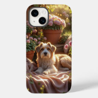 Golden Hour Garden Hund - Gemütliches Gedächtnistr
