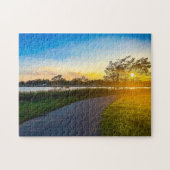 Golden Hour Glow am Charles Park Puzzle (Horizontal)