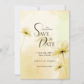 Golden Hour Grace Foto Wedding Save the Date Einladung (Vorderseite)