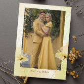 Golden Hour Grace Foto Wedding Save the Date Einladung