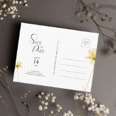 Golden Hour Grace Foto Wedding Save the Date Postkarte