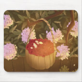Golden Hour Himbeerkorb Mauspad (Vorne)