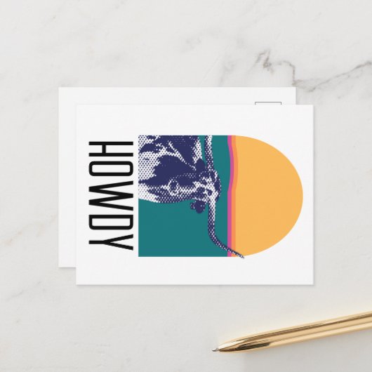 Golden Hour London Postkarte (Vorderseite/Rückseite Beispiel)