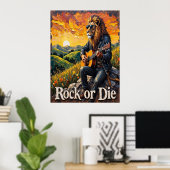 Golden Hour Marmelade: King's Riff Poster (Heimbüro)