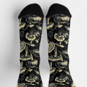 Golden Hour Mushroom Muster Socken (Oben)