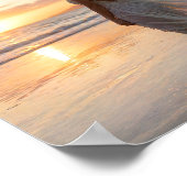 Golden Hour Ocean Breeze Plakat (Ecke)