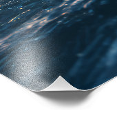 Golden Hour Ocean Waves Crashing on Rocks Sunset Fotodruck (Ecke)